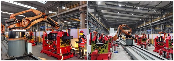 全自動檔聲屏立柱生產線