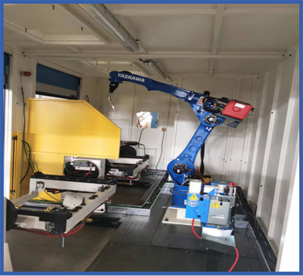 一字型單機兩軸焊接工作站