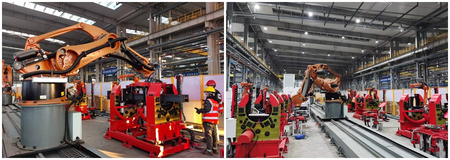 全自動檔聲屏立柱生產線