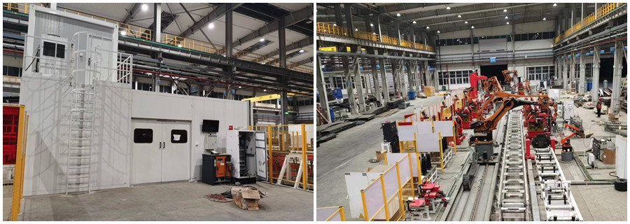 全自動檔聲屏立柱生產線