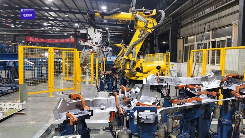 汽車部件點焊工作站