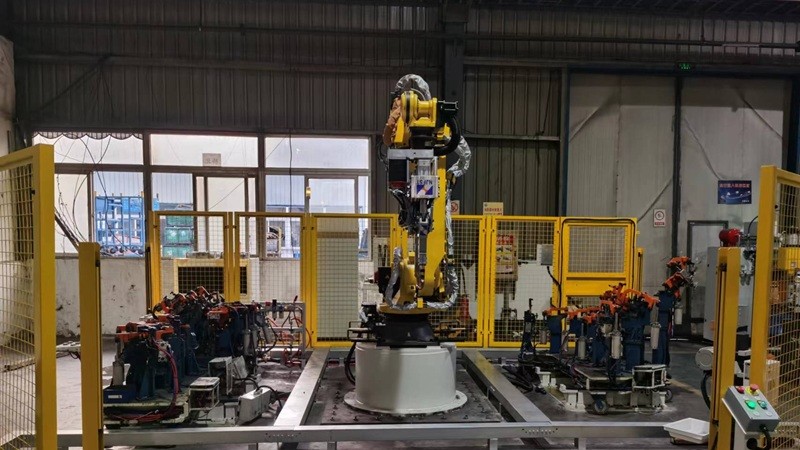 汽車部件點焊工作站